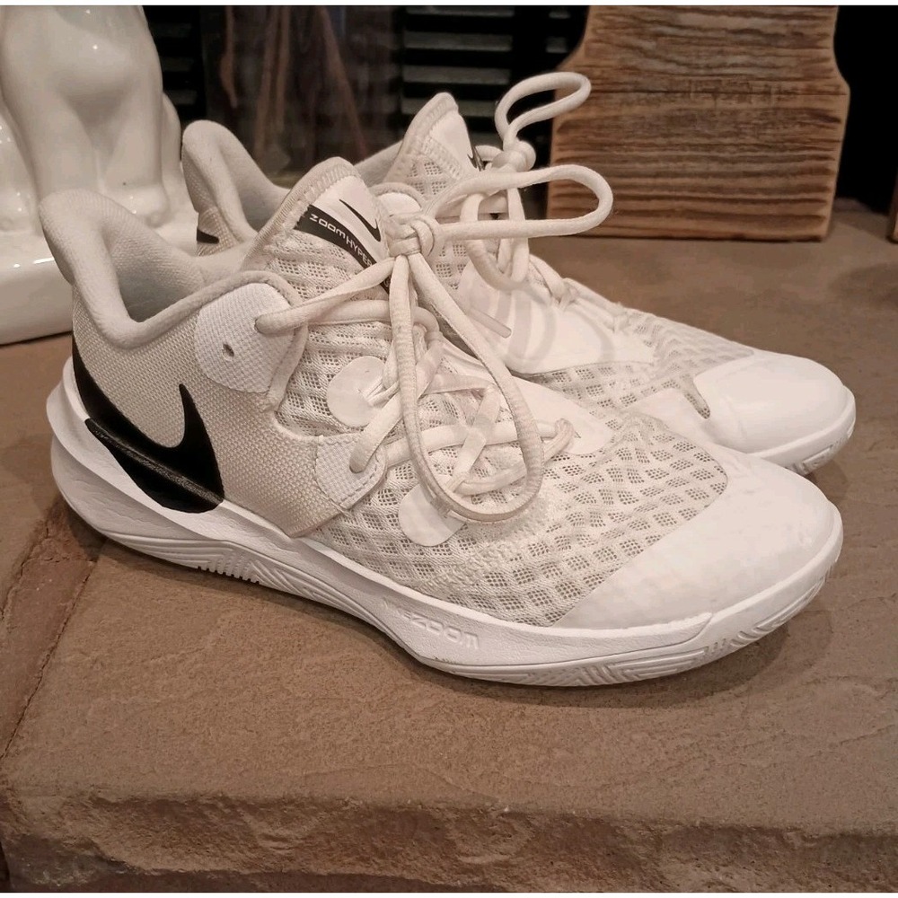 Nike Zoom HyperSpeed Court Women's Volleyball Shoes White Black Size 5